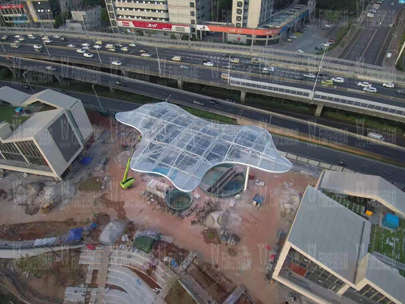長沙圭塘海綿示范公園建設(shè)項(xiàng)目ETFE膜結(jié)構(gòu)工程