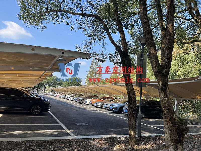 寧波大學(xué)北大門停車場遮陽棚改造提升工程