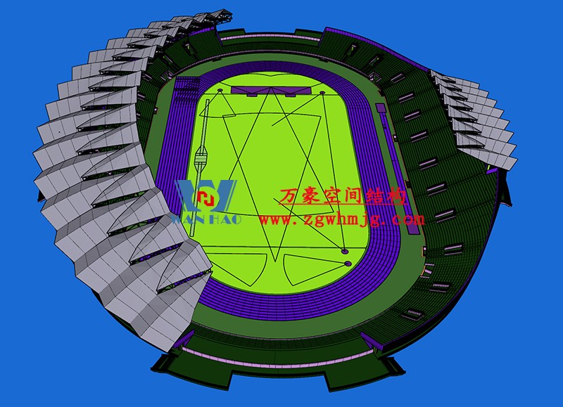 萬豪2022第14標-張掖奧體中心建設項目（EPC）總承包體育場PTFE膜結構專業(yè)分包工程