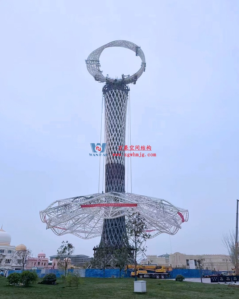 I TOWER-芭蕾舞者裙擺提升安裝階段完美收官！