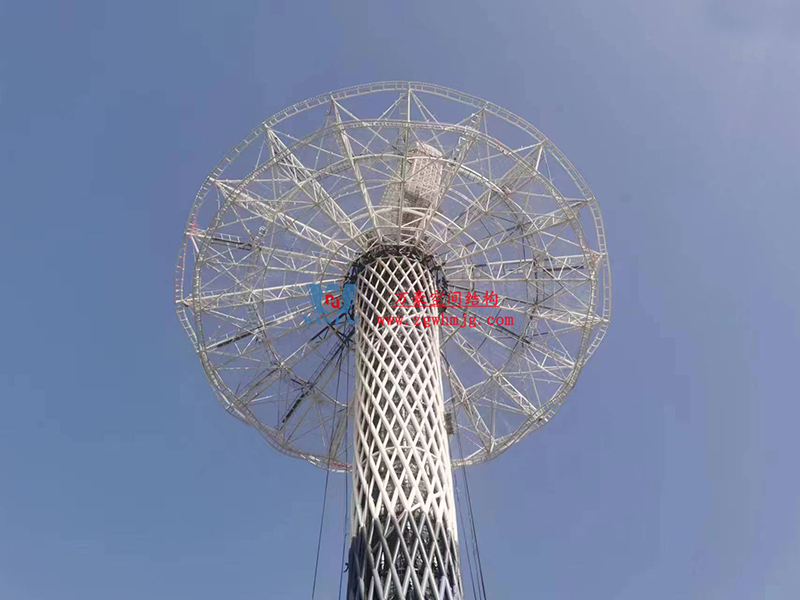 I TOWER-芭蕾舞者裙擺提升安裝階段完美收官！