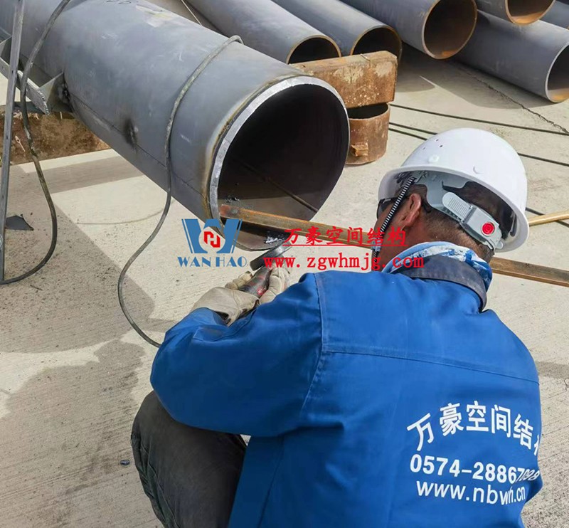 芳菲四月，共鑒美好！陜西定邊馬蓮灘沙漠公園鋼膜結構工程最新進展播報