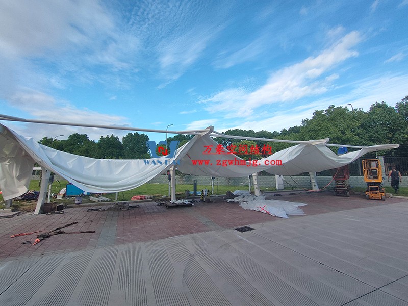 中國(guó)民用航空寧波控住交通管理站車棚建造項(xiàng)目