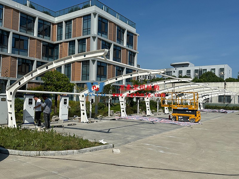中國(guó)民用航空寧波控住交通管理站車棚建造項(xiàng)目