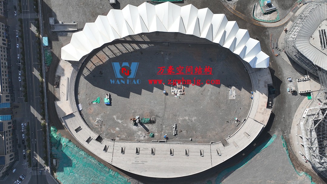 張掖奧體中心建設(shè)項(xiàng)目（EPC）總承包體育場PTFE膜結(jié)構(gòu)專業(yè)分包工程