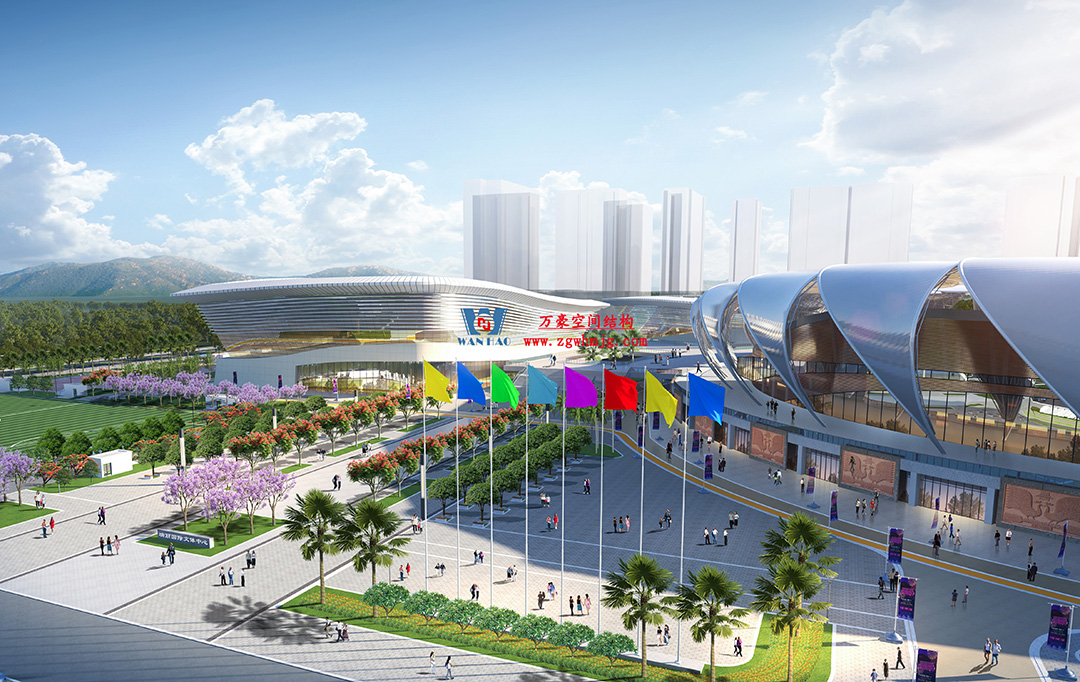 萬豪2023第10標(biāo)-瑞麗國際文體中心建設(shè)項(xiàng)目體育場屋面膜結(jié)構(gòu)工程