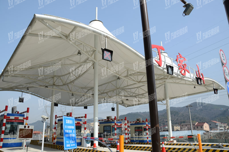 寧波丁家山收費站膜結(jié)構(gòu)